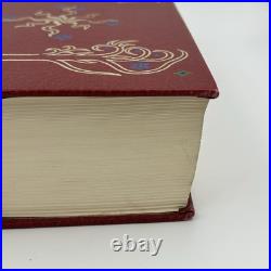 Vintage 1965 The Lord of the Rings JRR Tolkien Leather Collector's HMCO Book Map