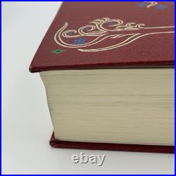 Vintage 1965 The Lord of the Rings JRR Tolkien Leather Collector's HMCO Book Map