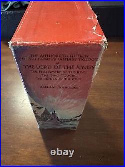 Vintage 1969 Lord of the Rings Trilogy Ballantine Box Set EXCELLENT CONDITION