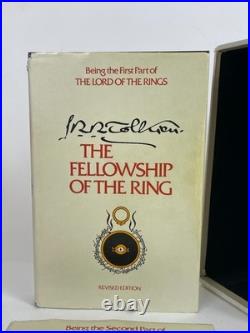 Vintage 1970s HC DJ box set slipcase BCE Lord of the Rings Trilogy JRR Tolkien