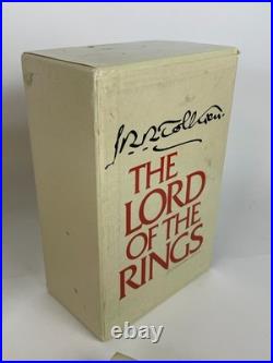 Vintage 1970s HC DJ box set slipcase BCE Lord of the Rings Trilogy JRR Tolkien