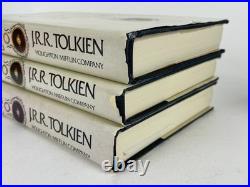 Vintage 1970s HC DJ box set slipcase BCE Lord of the Rings Trilogy JRR Tolkien