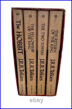 Vintage 1973 Tolkien Box Set Hobbit & Lord of the Rings Ballantine Books