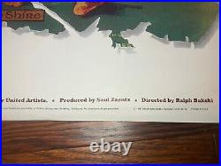 Vintage 1978 LORD OF THE RINGS Shire Animated Movie Poster, Tolkien Enterprises