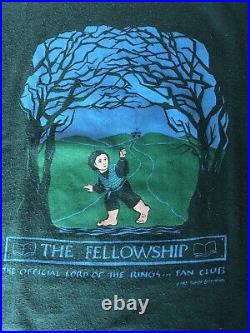 Vintage 1983 Lord Of The Rings Fan Club Shirt Tag L Fit M Tolkien The Fellowship