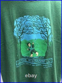 Vintage 1983 Lord Of The Rings Fan Club Shirt Tag L Fit M Tolkien The Fellowship