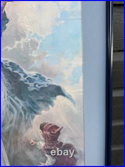 Vintage Ad The Lord Of The Rings Framed Promo Poster J. R. R. Tolkien's Book Movie