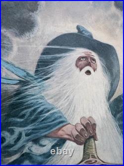 Vintage Ad The Lord Of The Rings Framed Promo Poster J. R. R. Tolkien's Book Movie