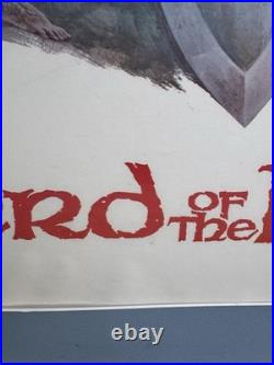 Vintage Ad The Lord Of The Rings Framed Promo Poster J. R. R. Tolkien's Book Movie