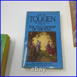 Vintage J. R. R. Tolkien Lord of the Rings & The Hobbit Paperback Box Set