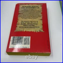 Vintage J. R. R. Tolkien Lord of the Rings & The Hobbit Paperback Box Set