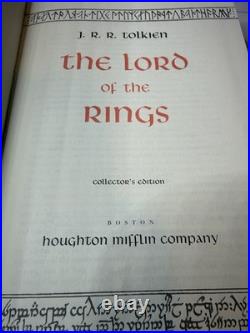 Vintage Jrr Tolkien Hmco The Lord Of The Rings Folio Collectors Edition