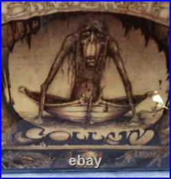 Vintage Large Lord Of The Rings Middle Earth Jimmy Cauty Wooden Plaque Tolkien