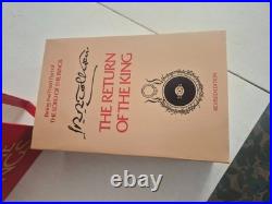 Vintage Lord of the Rings 1978 Paperback 3-Book Box Set Houghton Mifflin Slipcas