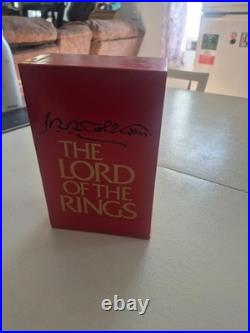 Vintage Lord of the Rings 1978 Paperback 3-Book Box Set Houghton Mifflin Slipcas
