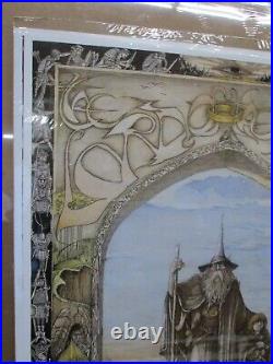 Vintage Lord of the Rings 1988 poster J. Cauty Tolkien 17012