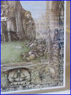 Vintage Lord of the Rings 1988 poster J. Cauty Tolkien 17012