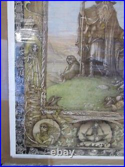 Vintage Lord of the Rings 1988 poster J. Cauty Tolkien 17012