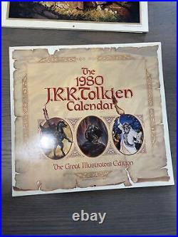Vintage Lord of the Rings J. R. R. Tolkien Calendar SET 1976-1980