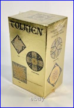 Vintage Sealed The Hobbit & Lord Of The Rings 1973 Gold Foil Ballantine Box Set Vintage Sealed The Hobbit & Lord Of The Rings 1973 Gold Foil Ballantine Box Set