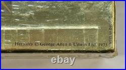Vintage Sealed The Hobbit & Lord Of The Rings 1973 Gold Foil Ballantine Box Set