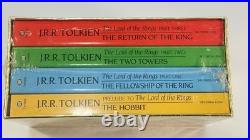 Vintage Sealed The Hobbit & Lord Of The Rings 1973 Gold Foil Ballantine Box Set Vintage Sealed The Hobbit & Lord Of The Rings 1973 Gold Foil Ballantine Box Set