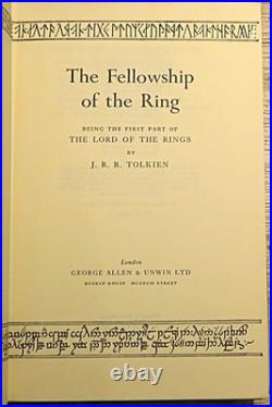 Vintage The Lord Of The Rings JRR Tolkien 1968 Set Revised Edition With DJ LOTR