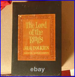 Vintage The Lord of the Rings 3-Volume Hardcover Box Set MAPS INTACT, PRISTINE