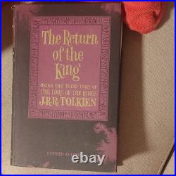Vintage The Lord of the Rings 3-Volume Hardcover Box Set MAPS INTACT, PRISTINE