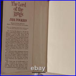 Vintage The Lord of the Rings 3-Volume Hardcover Box Set MAPS INTACT, PRISTINE