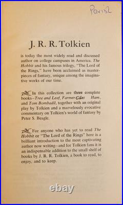 Vintage Tolkien Lord of the Rings & Tolkien Reader Ballantine PB