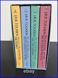 Vtg. 1986 J. R. R. Tolkien The Hobbit & The Lord Of The Rings, Blue Box Set