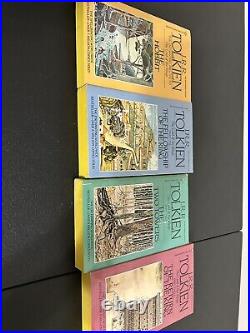 Vtg. 1986 J. R. R. Tolkien The Hobbit & The Lord Of The Rings, Blue Box Set