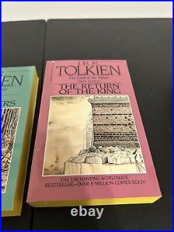 Vtg. 1986 J. R. R. Tolkien The Hobbit & The Lord Of The Rings, Blue Box Set