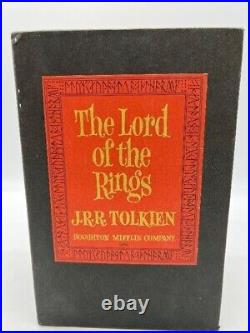 Vtg 60s MCM Era LORD OF THE RINGS boxed set J. R. R. Tolkien (Second Edition)1965