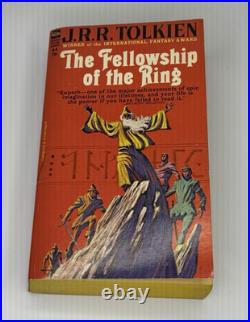 Vtg Lord Of The Rings JRR Tolkien 1965 Ace Paperbacks Unauthorized LOTR Trilogy
