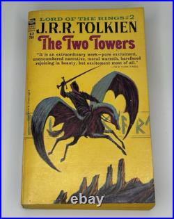 Vtg Lord Of The Rings JRR Tolkien 1965 Ace Paperbacks Unauthorized LOTR Trilogy