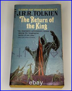 Vtg Lord Of The Rings JRR Tolkien 1965 Ace Paperbacks Unauthorized LOTR Trilogy