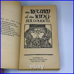 Vtg Lord Of The Rings JRR Tolkien 1965 Ace Paperbacks Unauthorized LOTR Trilogy