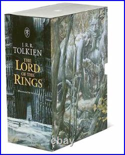 XLG BOXED SET JRR Tolkien LORD OF THE RINGS Alan Lee Illus 3 VOLUMES HC